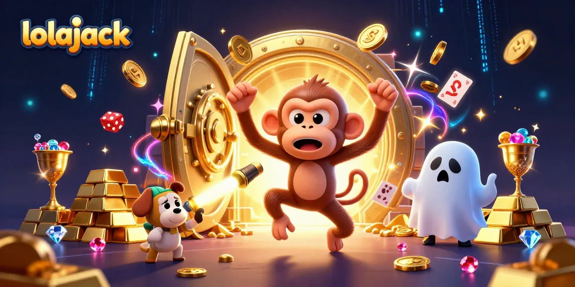 Experience the thrill of winning at lolajack Casino with lively characters and golden treasures.