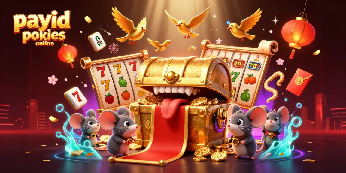 Engage with payid pokies online in an exciting casino environment featuring festive elements.